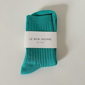 Le Bon Shoppe - Her Socks | Turquoise | NWT